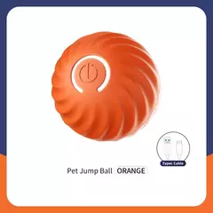 Bola de brinquedo inteligente para cachorro, brinquedo interativo eletrônico para animais de estimação, bola móvel, usb, movimento automático, saltando para filhote de cachorro, presente de aniversário, produtos para gatos - Wolf Magazine