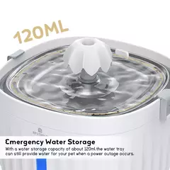 Fonte ultra silenciosa para gatos, APETDOLA Bebedor automático para gatos e cães de 2 l, fonte de água gatos com 6 camadas filtradas, 4 altura de fonte e bandeja de aço inoxidável - Wolf Magazine