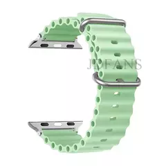 Ocean Strap para Apple Watch, faixa de 49mm, 44mm, 45mm, 41mm, 40mm, 38mm, 44mm, 1:1, iWatch Series 9, 8, 7 SE, original - Wolf Magazine