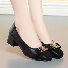 Sapatos simples de boca rasa macia, estilo francês, couro macio, com todos os f - comprar online