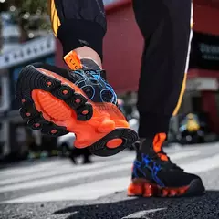 Novo design lâmina tênis de corrida dos homens amortecimento meia adolescente ao ar livre jogging zapatillas calçados na moda alta qualidade - Wolf Magazine