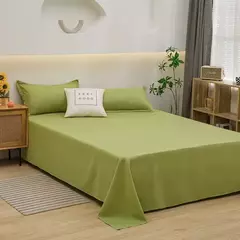 Conjunto de lençol único para dormitório, boa cor, algodão lavado, estudante simples, 3 conjuntos na internet