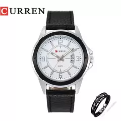 Curren-Relógio Quartz Masculino, Relógios de Fábrica, Moda de Luxo, Relógio de pulso casual, Data Watch - comprar online