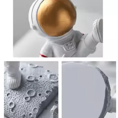 Astronautas e Suporte para Celular, Decoração de Mesa de Escritório, Estilo Nórdico, Ornamentos, Resina Spaceman Bracket, Brinquedos, Presente na internet