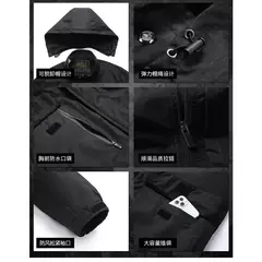 Jaqueta com capuz impermeável para homens, blusão ao ar livre, roupas esportivas, tamanho grande, campo, escalada, plus size, 5XL, 6XL, 7XL, 8XL na internet