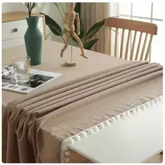 Toalha De Mesa De Mesa De Café De Algodão Retangular, Cobertura De Mesa Branca, Sala De Estar, Decoração De Casa, Pano, Casamento, Decoração De Natal