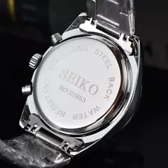 Seiko-Relógio de pulso de quartzo não mecânico masculino, cronógrafo multifuncional, negócios, casual, esportes, marca de luxo, moda, venda quente - comprar online