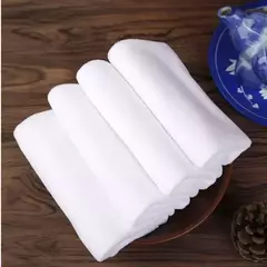 White Soft Microfiber Fabric Face Toalha, Panos de lavagem, Toalhas de mão, Portátil, Multifuncional, Limpeza, Hotel, 5-10 Pcs - loja online