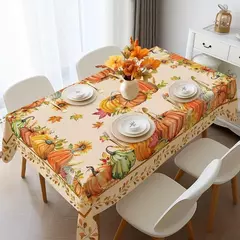 Pumpkin Pattern Retangular Toalha De Mesa, Decoração De Casa, Dia De Ação De Graças, Mesa De Festa, Ao Ar Livre, Outono na internet