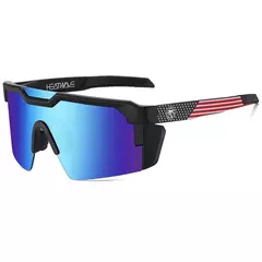 Imagem do Óculos de sol conjugados quadrados para homens e mulheres, marca Heat Wave, óculos de sol para ciclismo, luxo, alta qualidade, novo, UV400