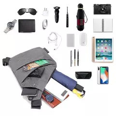 Imagem do Multifunction peito sacos anti roubo único crossobdy sacos para homens à prova dwaterproof água masculino corpo cruz saco do mensageiro fanny pacote sac