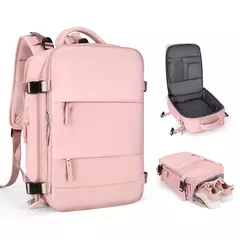 Mochila de viagem para mulheres, Mochila para laptop TSA, voo aprovado, mochila casual para semana na internet