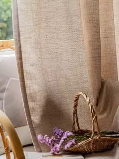 Cortinas semi-sheer para porta de casa e vida, semi-sheer, fazenda, barato, pronto feito, japonês, estilo coreano, atacado na internet
