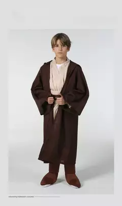 Imagem do Star Jedi Warrior Cosplay Traje para Crianças, Role Play Vermelho, Conjunto completo, A Força Desperta, Meninas Fancy Dress, Halloween, Festa de Carnaval