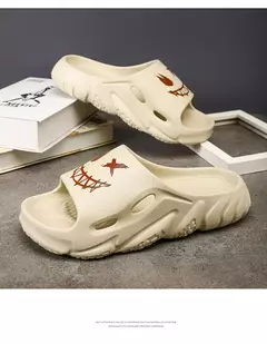 Imagem do Sandálias antiderrapantes clássicas masculinas, chinelos confortáveis ao ar livre, sapatos macios de EVA, moda jovem, verão, venda quente