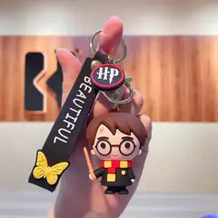 3d harri potter pvc chaveiro brinquedo dobby hermione granger malfoy ron weasley snape figura de ação brinquedos festa cosplay pvc chaveiro - loja online