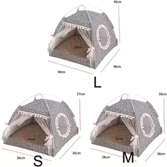 Tenda para gatos de estimação, caverna de verão, casa de dormir para gatos, gatinho, filhote de cachorro, gaiola, cesta, mesa de gato, canil, cama pequena para cães