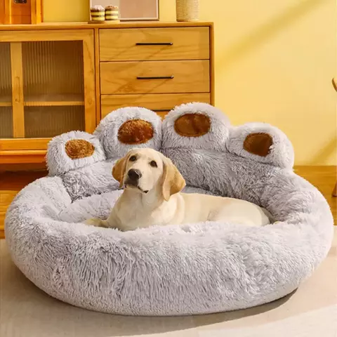 Cama de cachorro fofa, canil de pelúcia, acessórios para animais de estimação, produtos para cães grandes, cama, sofá, cesta, tapete pequeno, gatos, almofada grande, filhote de cachorro, animais de estimação