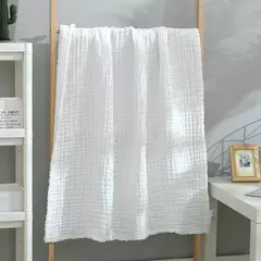 Newborn Baby's Gauze Bathrobe, Infant Swaddle, 100% Algodão, Meninos, Meninas, Crianças, Infantil, Gaze, Cobertor, Roupão, 6 Camadas na internet