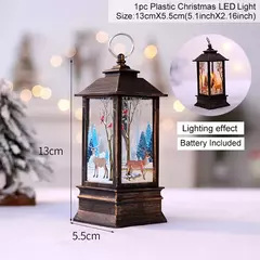 Natal LED Light Lantern, Decoração para casa, Quarto, Fairy Lights, Ano Novo, Lâmpada decorativa, 2023