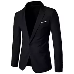 Homens de negócios da moda blazers casuais terno fino ajuste noivo padrinho masculino ternos de casamento blazer jaquetas 9 cores XF001-B - Wolf Magazine