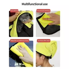 Absorvente Nano fibra toalha de banho, secagem rápida, carro Wipe, Deerskin banho pano, Pet fornecimentos, cão, gato - comprar online