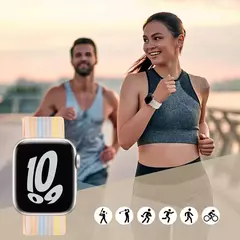 Correia de Nylon Loop para Apple Watch Band, Smart Belt Bracelet, iWatch Ultra, 40mm, 44mm, 45mm, 42mm, 41mm, 38mm, 49mm, 8, 7, 6, SE, 5, 4, 3 - loja online