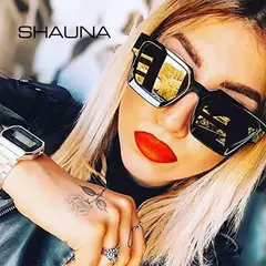 SHAUNA-Óculos Retros Quadrados para Homens e Mulheres, Tons Coloridos, Ins Popular, UV400 - Wolf Magazine