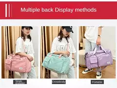Weekender Overnight Duffle Bags com compartimento de sapato para mulheres, Carry On Travel Bag, Saco de ginástica de grande capacidade na internet