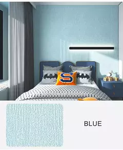 Imagem do Waterproof Linen Wallpaper, 3D adesivos de parede, à prova de umidade e mofo resistente, Home Decoração Sala