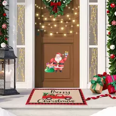 Tapete ao ar livre da porta do Natal, tapete de Papai Noel, casar decorações do Natal para a casa, ornamento do Xmas, presentes do ano novo, 2025, 2025 - comprar online