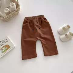 Calças PP de Cintura Elástica Feminina, Calças de Orelhas de Coelho 3D, Calças Fit Exterior, Bebê, Meninas, Novo, Primavera, Outono - loja online