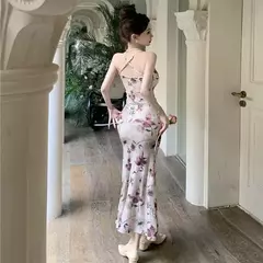 Vestido feminino justo de cauda de peixe, vestido elegante na moda, colarinho francês, leste europeu e sudeste asiático, atacado, 2024 - Wolf Magazine