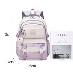 Bolsas Escolares Primárias para Meninas, Saco de Adolescentes para Livros, Bolsas de Ombro Estudantil para Crianças, 7 a 12 anos - Wolf Magazine