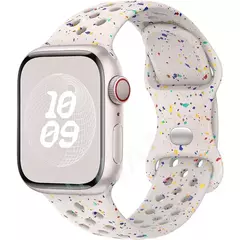 Correia Desportiva Respirável para Apple Watch, Band, Correa, iWatch Series 8, SE, 7, 6, 5, 9 Ultra, 44mm, 49mm, 45mm, 40mm, 41 milímetros, 38 milímetros, 42 milímetros na internet