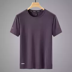 T-shirt desportiva de secagem rápida masculina, top casual branco, t-shirt de mangas curtas, roupa de ginástica, plus size 6XL 7XL 8XL 9XL, verão, 2024 - Wolf Magazine