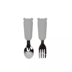 Baby Cartoon Tableware Set, Crianças Utensílio, Aço Inoxidável, Criança Louça, Talheres, Alimentação Colher, Garfo, Infantil - Wolf Magazine