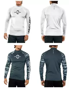 Manga comprida Surf Camisa com Silicone, Fitness Wear, Compressão Fitness Wear, Praia Swimwear, Proteção UV, Rash Guard, Novos Produtos de Natação