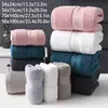 Toalhas domésticas de algodão feitas, toalhas de banho grandes para adultos ampliadas e espessadas, absorventes, macias, não facilmente para perder cabelo, toalhas diárias
