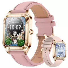 LIGE-AI Controle de Voz Relógio Inteligente para Mulheres, Esporte Fitness Smartwatch, Pulseira Full Touch, Chamada Bluetooth, À Prova D 'Água, Moda Feminina - loja online