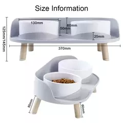 Alimentadores de alimentos para gatos, tigelas duplas, altura ajustável, bebedor para cães e gatos, tigela de água, prato de alimentação elevada, suprimentos para gatinhos na internet