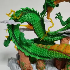 Dragon Ball Figura Anime, Shenron Goku e Shenron, Modelo Estatueta, PVC Estátua, Boneca Coleção, Quarto Toy Presentes, 24cm - Wolf Magazine