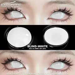 Eyeshare lentes de contato coloridas para olhos, 1 par de lentes coloridas de anime cosplay, lentes loucas de halloween, lentes de contato, maquiagem de beleza