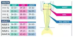 Novo verão crianças natação sereia caudas maiô para meninas maiô praia nadável sereia traje de banho traje de halloween - comprar online
