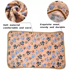 Tapete de cama para animais de estimação, capa quente fofa, toalha artesanal de lã para cães e gatos, cobertor macio para cães pequenos, médios e grandes, suprimentos para animais de estimação ? - comprar online