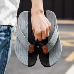 Imagem do TAFN-chinelos de fundo macio neutro para homens e mulheres, chinelos exteriores, sapatos de praia casuais, cross border, elegante, novo