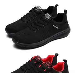 Homens tênis de corrida leve caminhada sapatos esportivos malha clássica respirável sapatos casuais masculinos moda mocassins tênis - comprar online