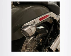 Tampa da lente da luz do sinal de direção da bala da motocicleta com molduras do visor cromado Adequado para Harley Touring Sportster XL Softail Dyna V-Rod na internet