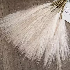 Imagem do Faux Pampas Grass para vaso de chão, alta para enchimento de vasos, Boho Rustic Farmhouse, Home Decor, 10pcs