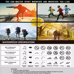 Relógio esportivo multifunções masculino, digital, à prova d'água, luminoso, led, mostrador grande, eletrônico, para estudante - comprar online